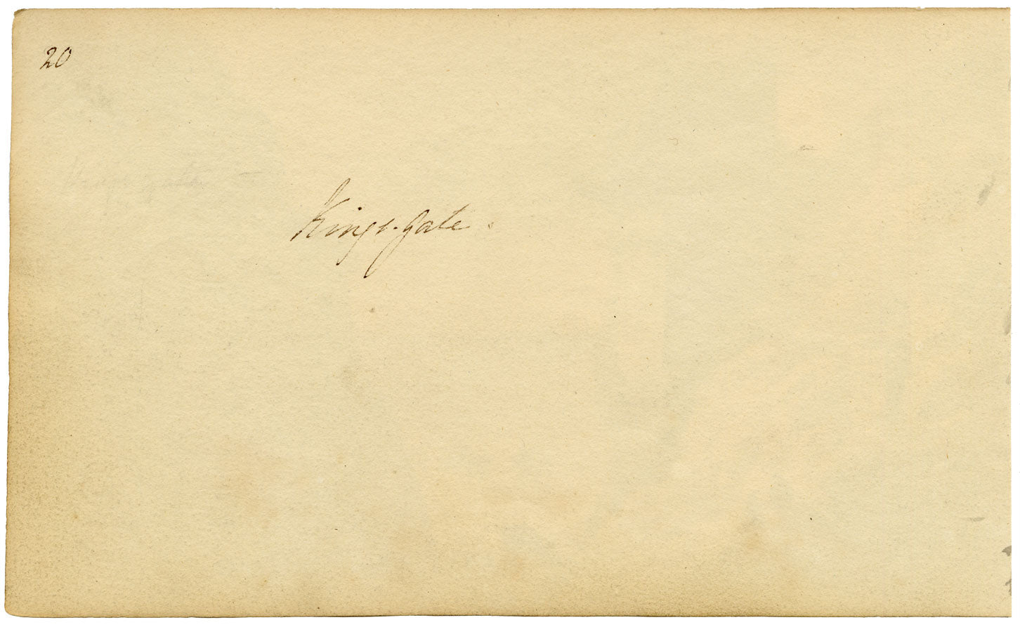 John Maule, King's Gate Ruin at Kingsgate, Thanet, Kent – 1814 drawing in grey wash