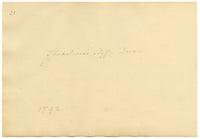 John Maule, Shakespeare Cliff from the Beach, Dover, Kent – 1792 ink drawing