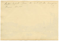 John Maule, Hesse-Kassel on the Fulda River from the Orangery – 1793 drawing in ink & wash