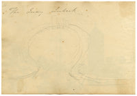 John Maule, Lübeck Quay, Germany – 1793 drawing in ink & wash