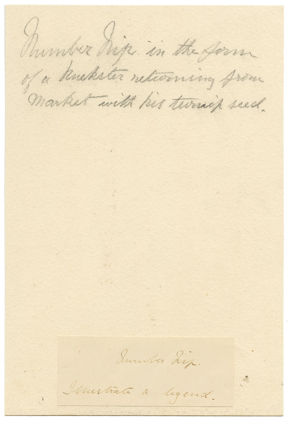 Isabella Hunter, Huckster & Donkey with Turnip Seed, Scottish Borders – 1877 watercolour painting