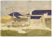 Hunter, Bay Horse, Scottish Borders – 1875 watercolour painting