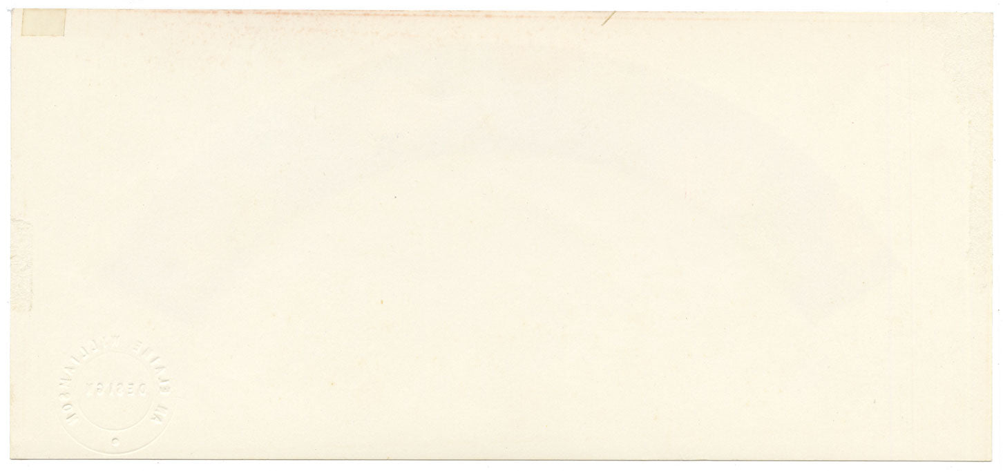 Elaine Williamson, Poole Pottery, Bold Black & Orange Flower Design – c.1980s gouache painting