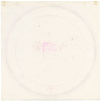 Elaine Williamson, Poole Pottery, Geo Ditsy Plate Design – c.1980s gouache painting