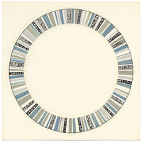 Elaine Williamson, Poole Pottery, Art Deco Stripe Plate Design – 1989 gouache painting