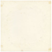 Elaine Williamson, Poole Pottery, Bold Blue & White Flower on Yellow Plate Design – c.1980s gouache painting