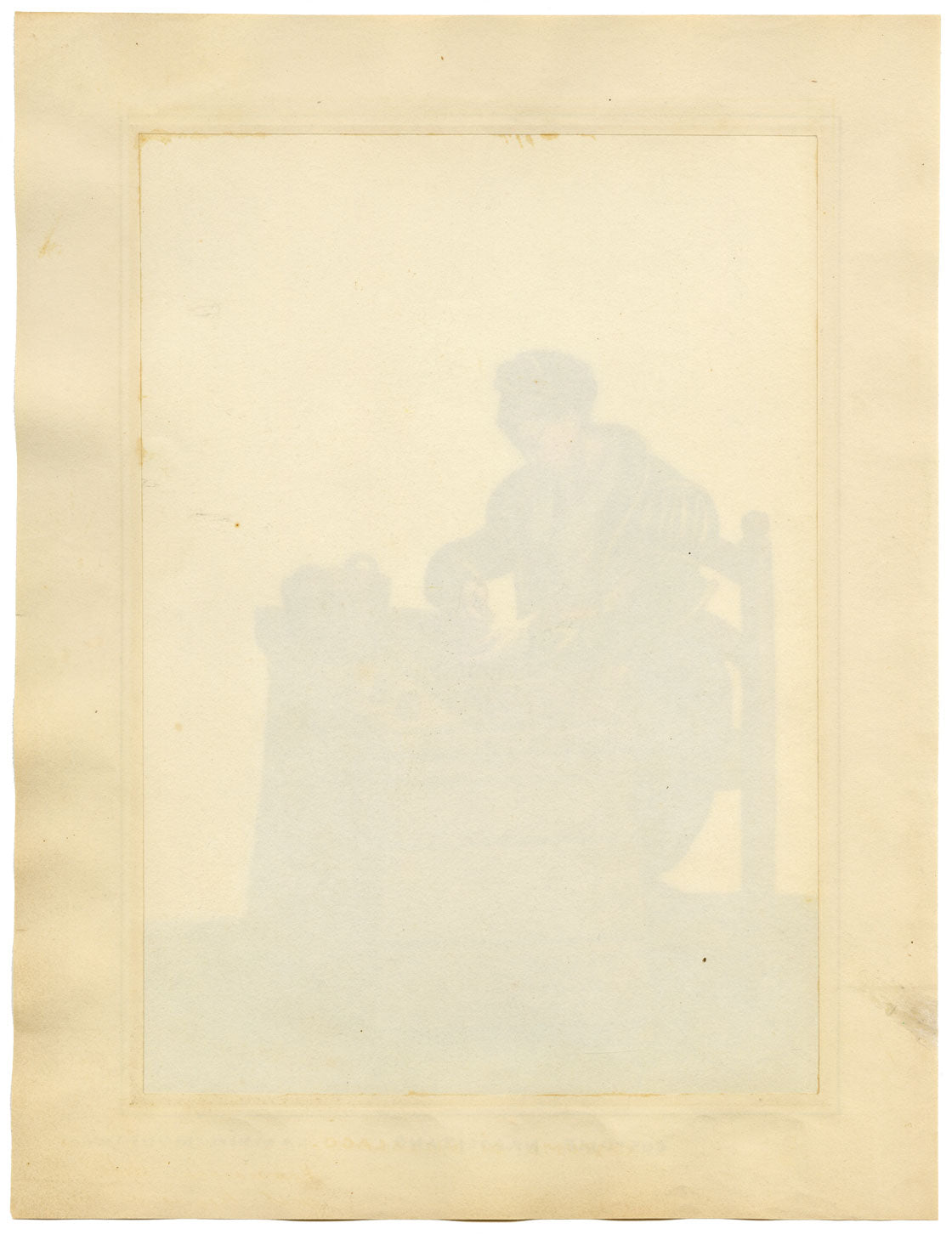 Michela de Vito, Costume Napolitano, Money Changer – c.1820s watercolour painting