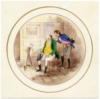 Elaine Williamson, The Pickwick Papers, Charles Dickens – c.1980s watercolour painting