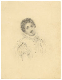 Anon., Pierre de Bocosel de Chatelard – Early 19th-century graphite drawing