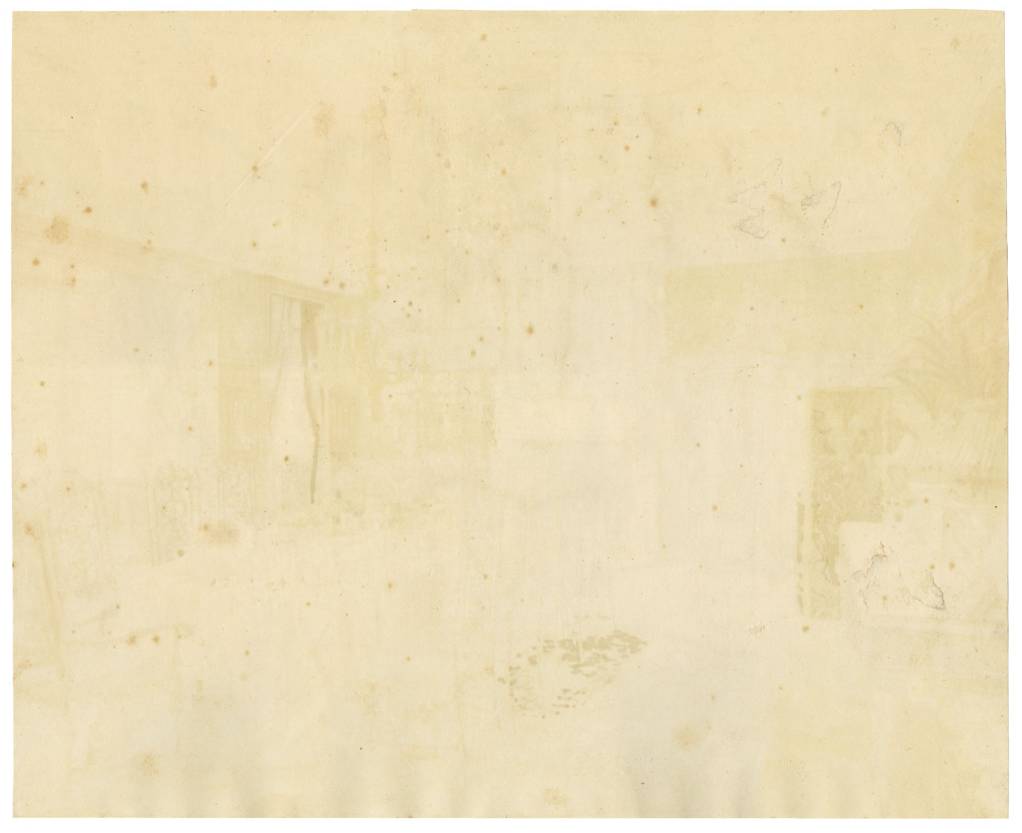 Attrib. Hughson Hawley, Jacobean Revival Dining Room Interior – Late 19th-century watercolour painting