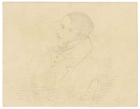 Hon. Maria Corinna Vereker, Gentleman Portrait – Mid-19th-century graphite drawing