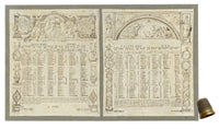 Anon., French Republican Calendar 1793–1794 – Early 19th-century pen & ink drawing