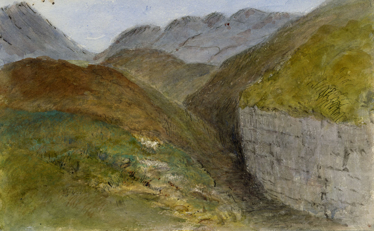 John Wilson of Seacroft Hall, Valley near Loch Etive, Argyll & Bute, Scotland – c.1860s watercolour painting