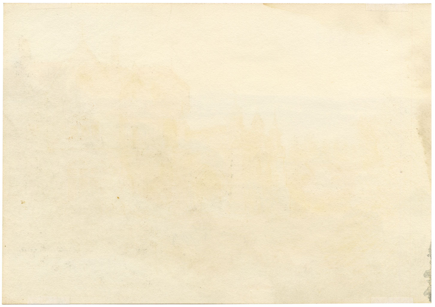 John Wilson of Seacroft Hall, Torbay from The Manor House, Torquay, Devon – 1875 watercolour painting