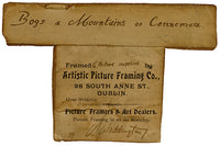 Percy French, Bogs & Mountains of Connemara, Galway, Ireland – Early 20th-century watercolour painting