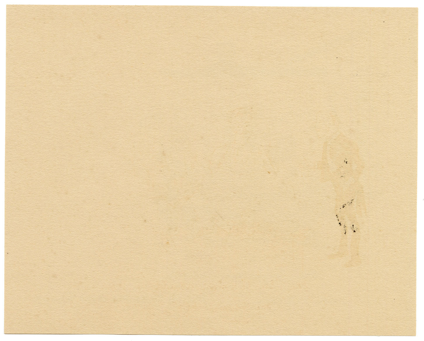 R.J.R.F., Englishman Abroad Satirical Bathing Cartoon – 1891 pen & ink drawing