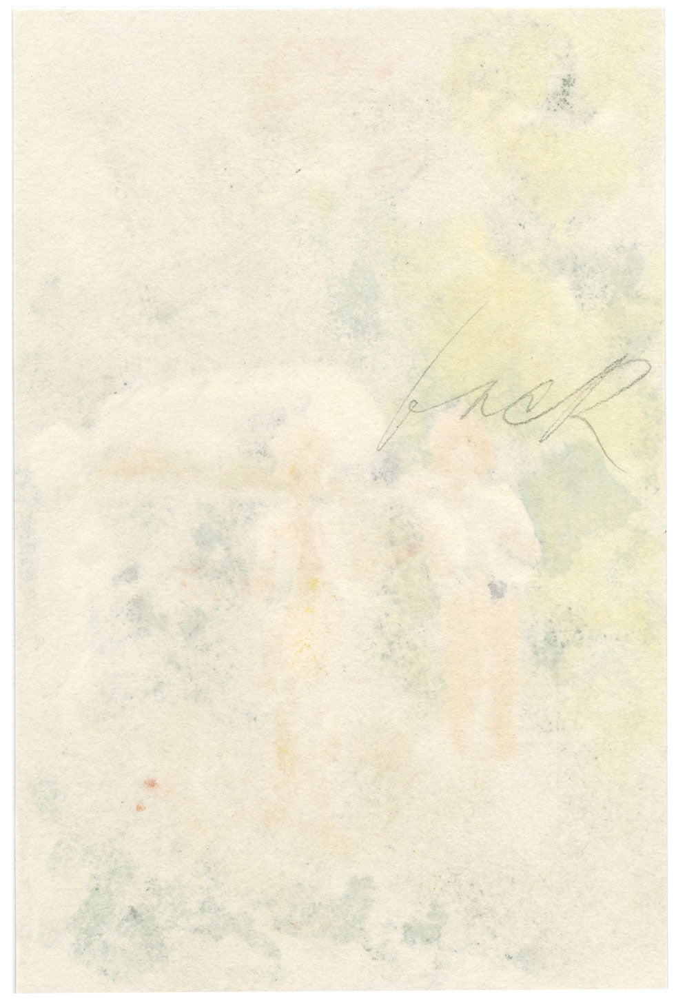 Whylock Pendavis, Hindu Pallbearers Carrying Coffin, Mauritius – 1880s watercolour painting