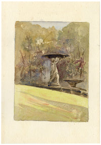 Whylock Pendavis, Wreaths for the Dead, Catholic Fête des Morts, Mauritius – 1880s watercolour painting