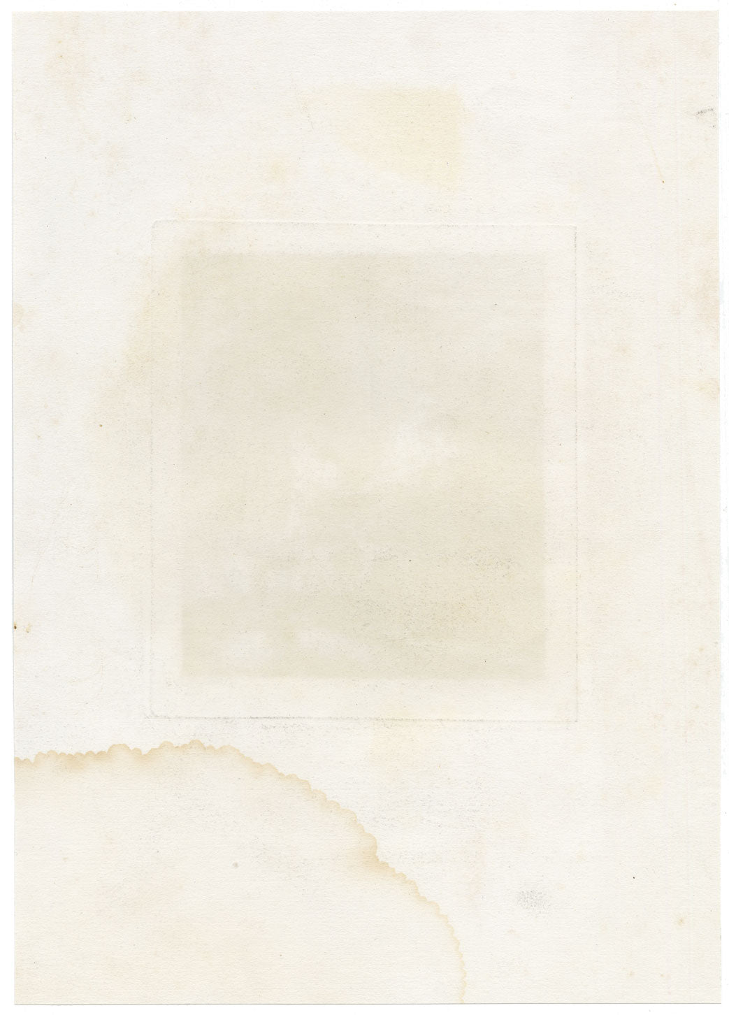 Francesco Novelli after Rembrandt, The Flight into Egypt: a Night Piece – 1860 etching print