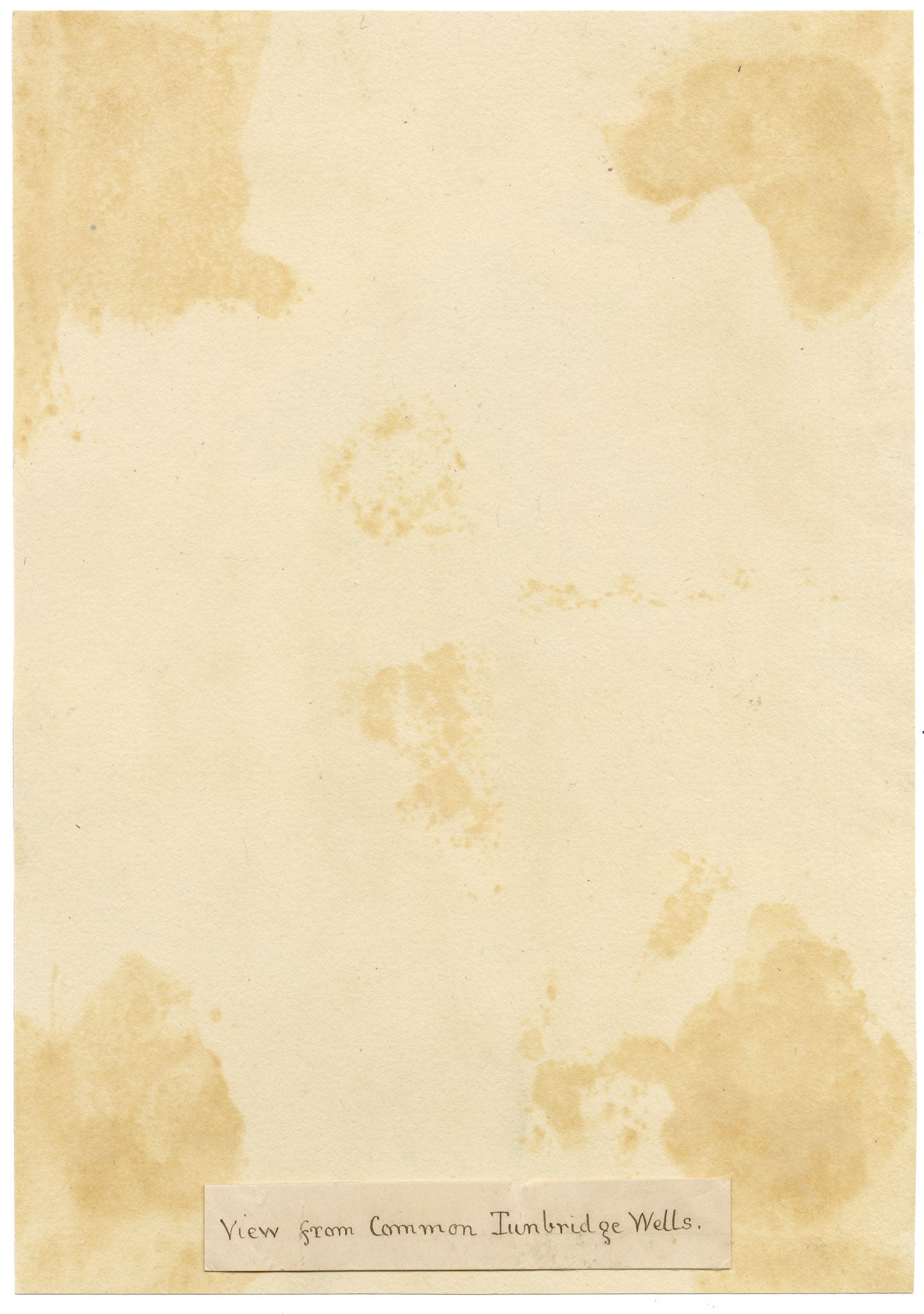 William Martin Conway, View from Common, Tunbridge Wells, Kent – Late 19th-century watercolour painting