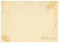 William Martin Conway, Thatched House, Martinhoe, North Devon – c.1897 watercolour painting