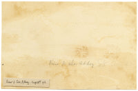 William Martin Conway, View from Lee Abbey, North Devon Coast – 1896 watercolour painting