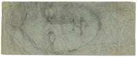 Alfred George Stevens, Design for a Decorative Frieze – Mid-19th-century chalk & wash drawing