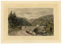 Mary Ann J. Thynne, Near Bowhill, Duke of Buccleuch, Scottish Borders, Scotland – 1837 watercolour painting