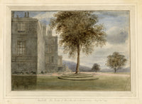 Mary Ann J. Thynne, Bowhill, The Duke of Buccleuch & Queensberry, Scottish Borders, Scotland – 1837 watercolour painting