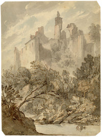 Rev Hon Charles Francis Annesley, Rosslyn Castle, Midlothian, Scotland – 1811 watercolour painting