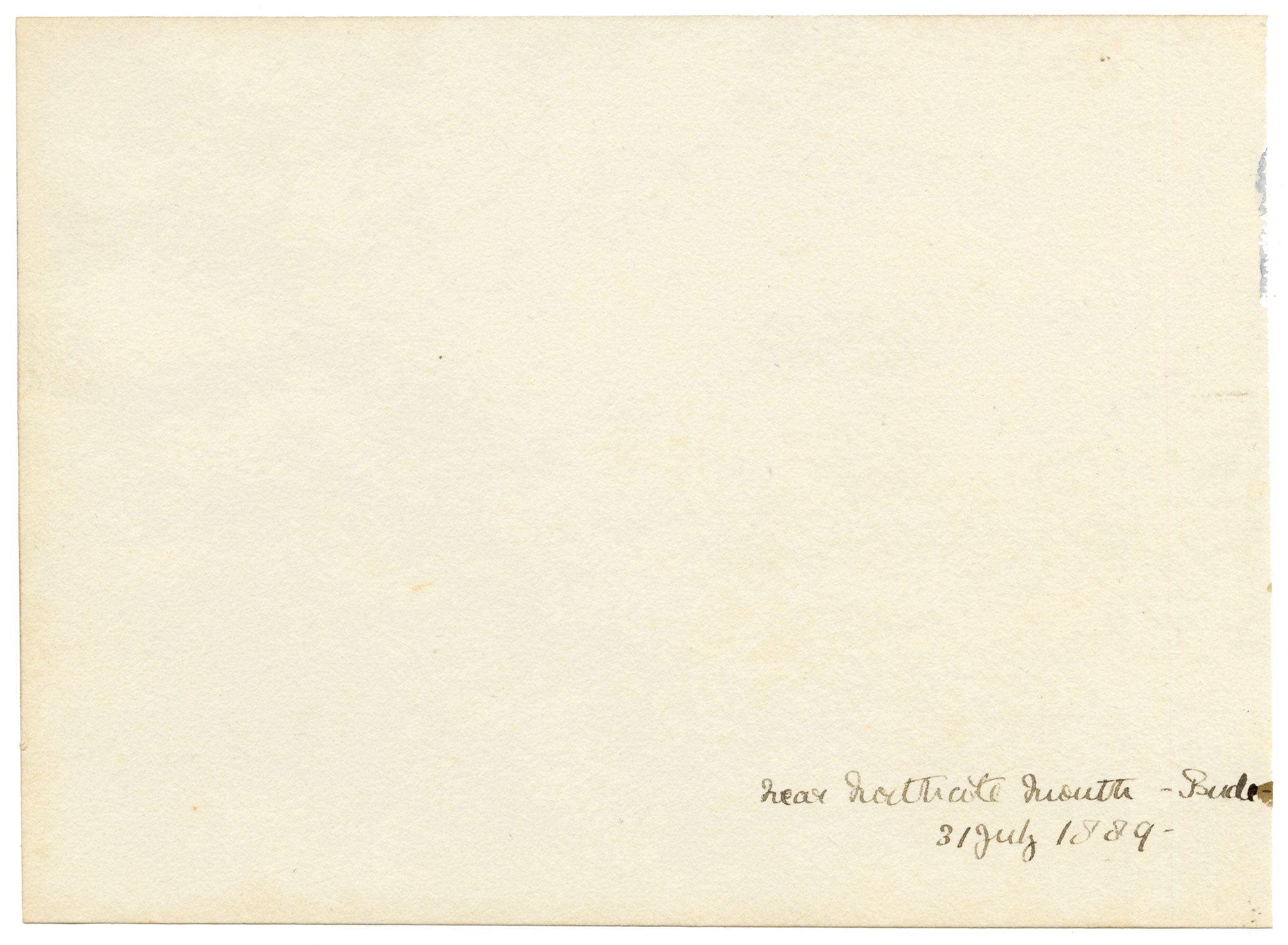 Rosa E. Neumann, Near Northcott Mouth, Bude, Cornwall – 1889 watercolour painting