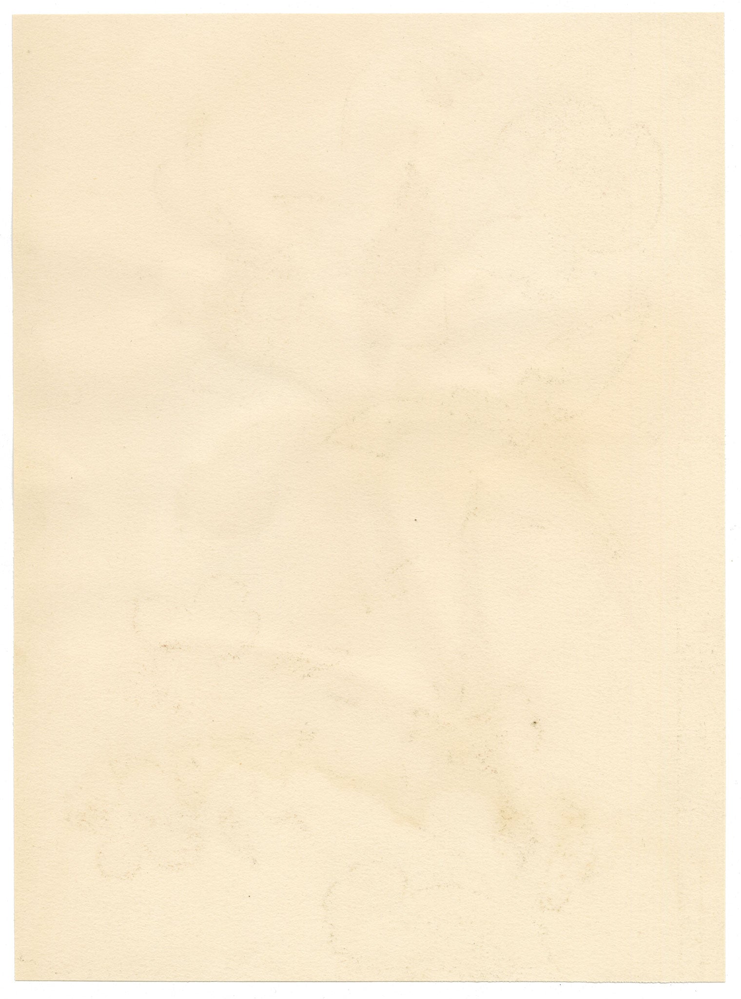 Anon., Indigo Iris Flower – Mid-19th-century watercolour painting