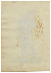 Leopold Billek, A 17th-century Soldier with Sword – c.1820 gouache painting