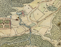 Leopold Billek, Hunting Forest Map – c.1820 watercolour painting