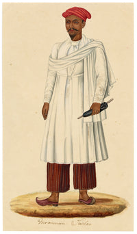 Indian Company School, Group of 10 Figure Paintings: Trades & Occupations in Gouache – c.1810 Madras