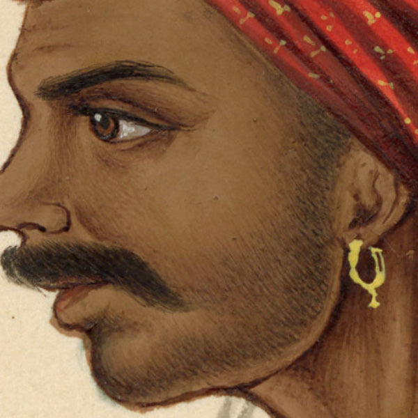 Indian Company School, Group of 10 Figure Paintings: Trades & Occupations in Gouache – c.1810 Madras