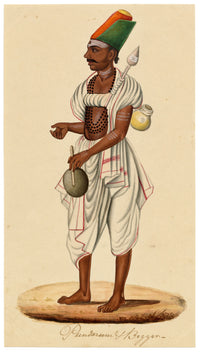 Indian Company School, Group of 10 Figure Paintings: Trades & Occupations in Gouache – c.1810 Madras