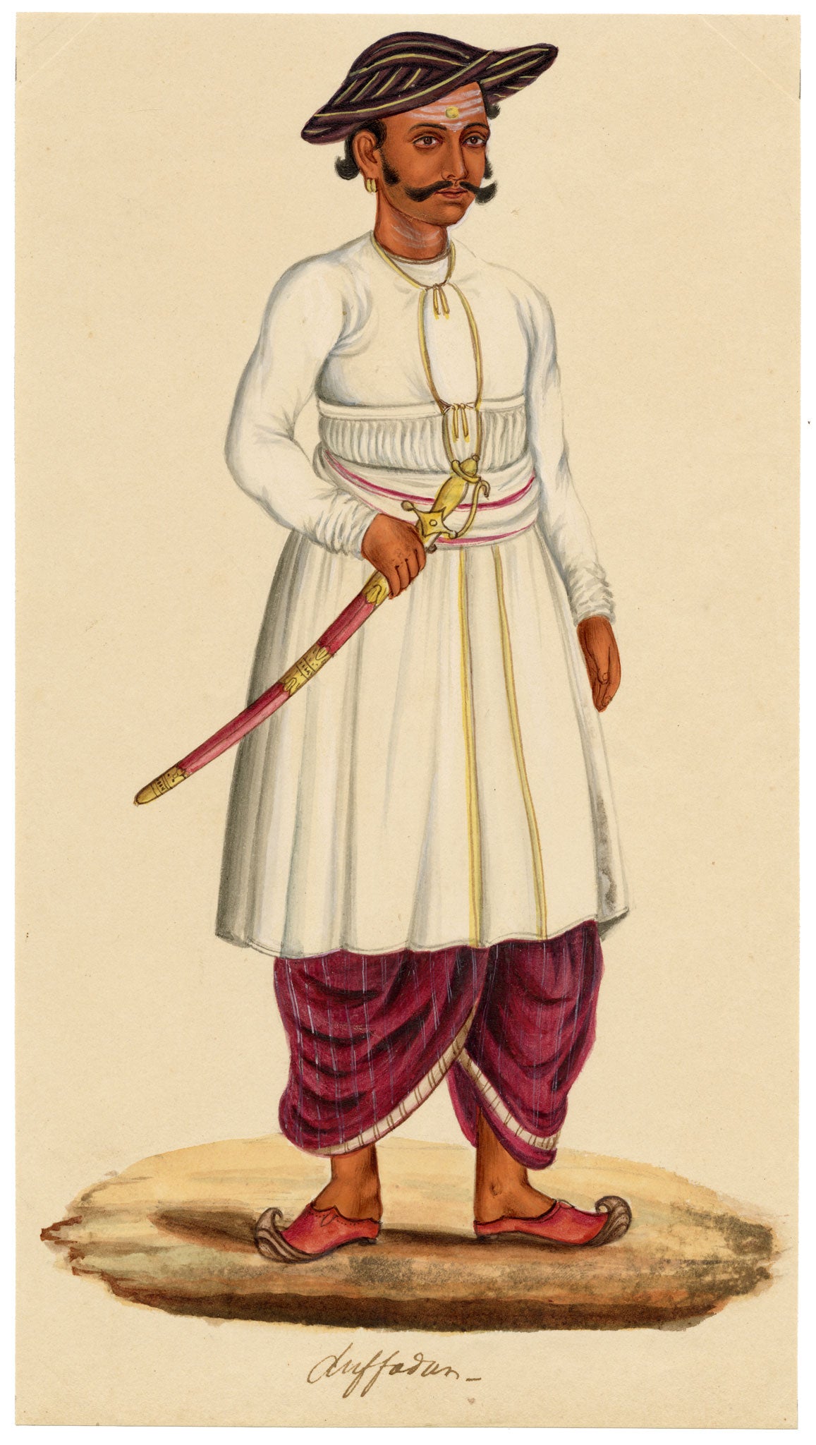 Indian Company School, Group of 10 Figure Paintings: Trades & Occupations in Gouache – c.1810 Madras