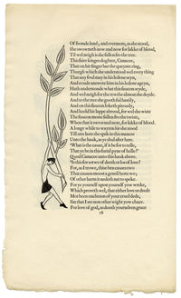 Eric Gill, The Canterbury Tales by Geoffrey Chaucer, Vol IV, Golden Cockerel Press – 1931 wood engraving