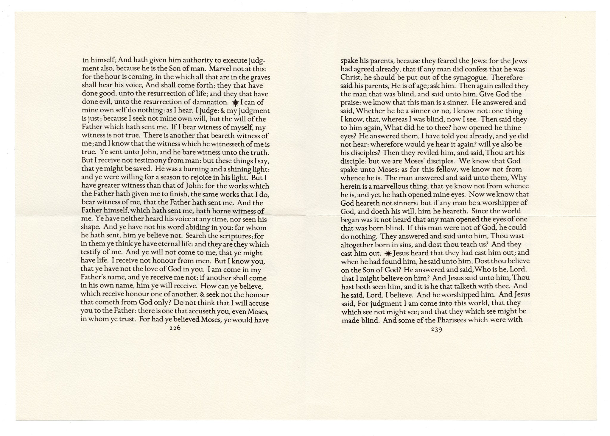 Eric Gill, Jesus of Nazareth The King of the Jews from The Four Gospels of the Lord Jesus Christ – 1988 facsimile