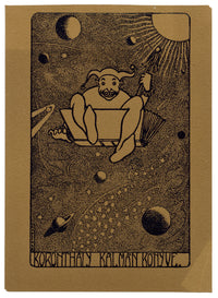 Hungarian Secession Ex Libris Bookplate by Nándor Gunscher – 1910 wood engraving