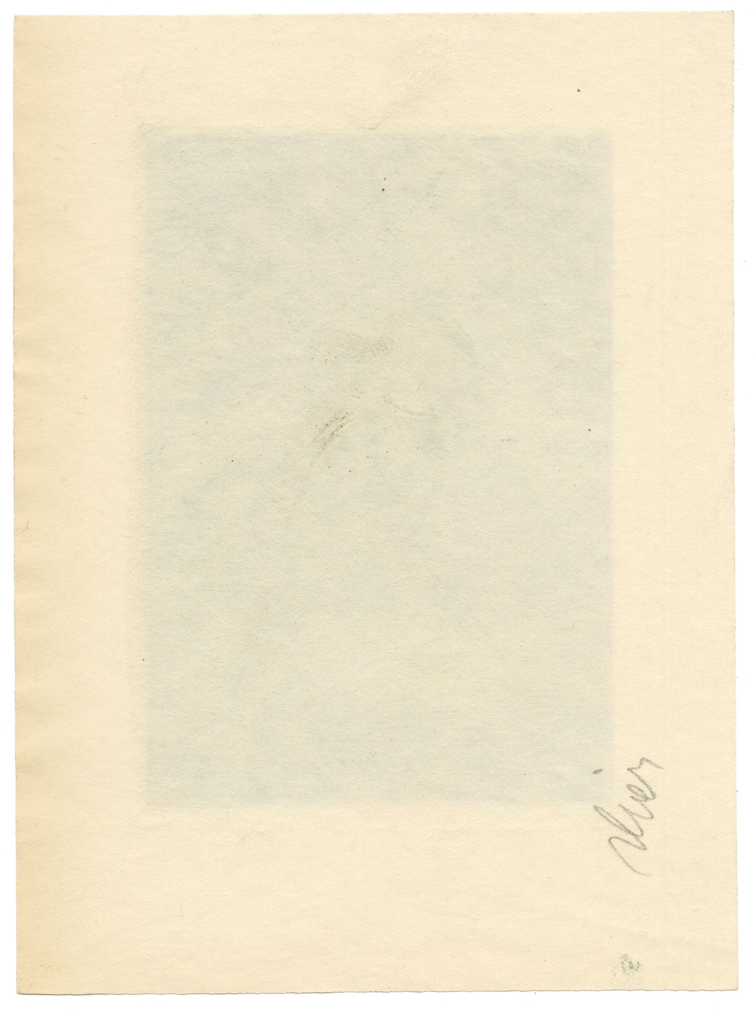 Vienna Secession Ex Libris Bookplate by Erhard Amadeus-Dier – c.1910 etching