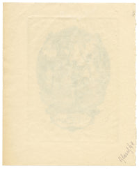 Vienna Secession Ex Libris Bookplate for Mundi & Ida Fleischer – c.1910 engraving