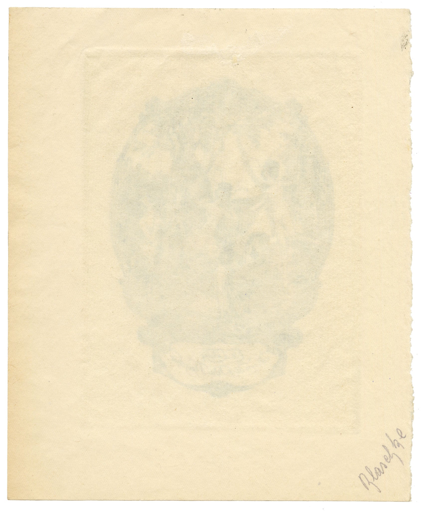 Vienna Secession Ex Libris Bookplate for Mundi & Ida Fleischer – c.1910 engraving