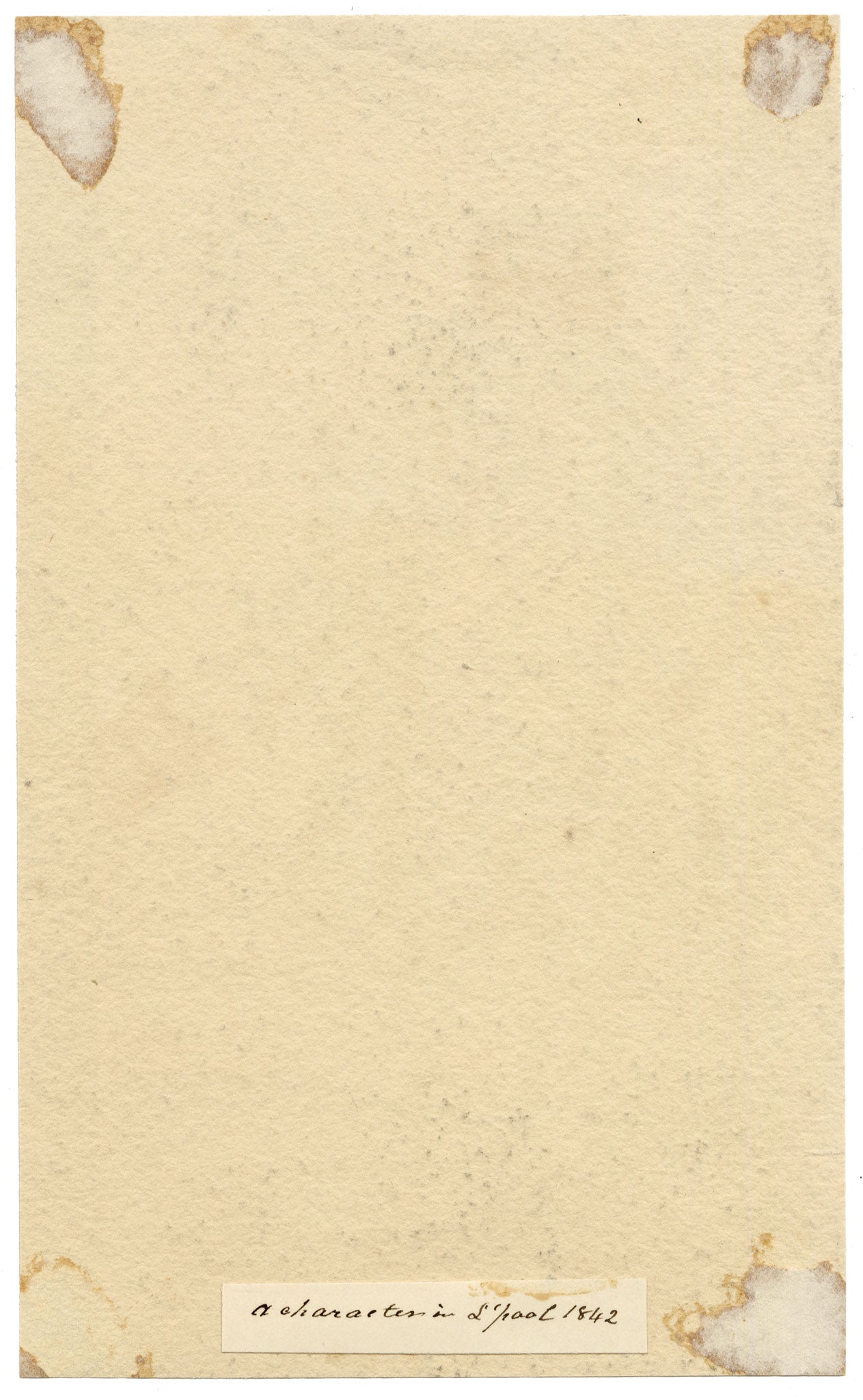 F. Bainbridge, Victorian Street Cries: A Character in Liverpool – 1842 watercolour painting