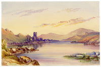 F. Bainbridge, Loch Awe, Argyll & Bute, Scottish Highlands – 1842 watercolour painting