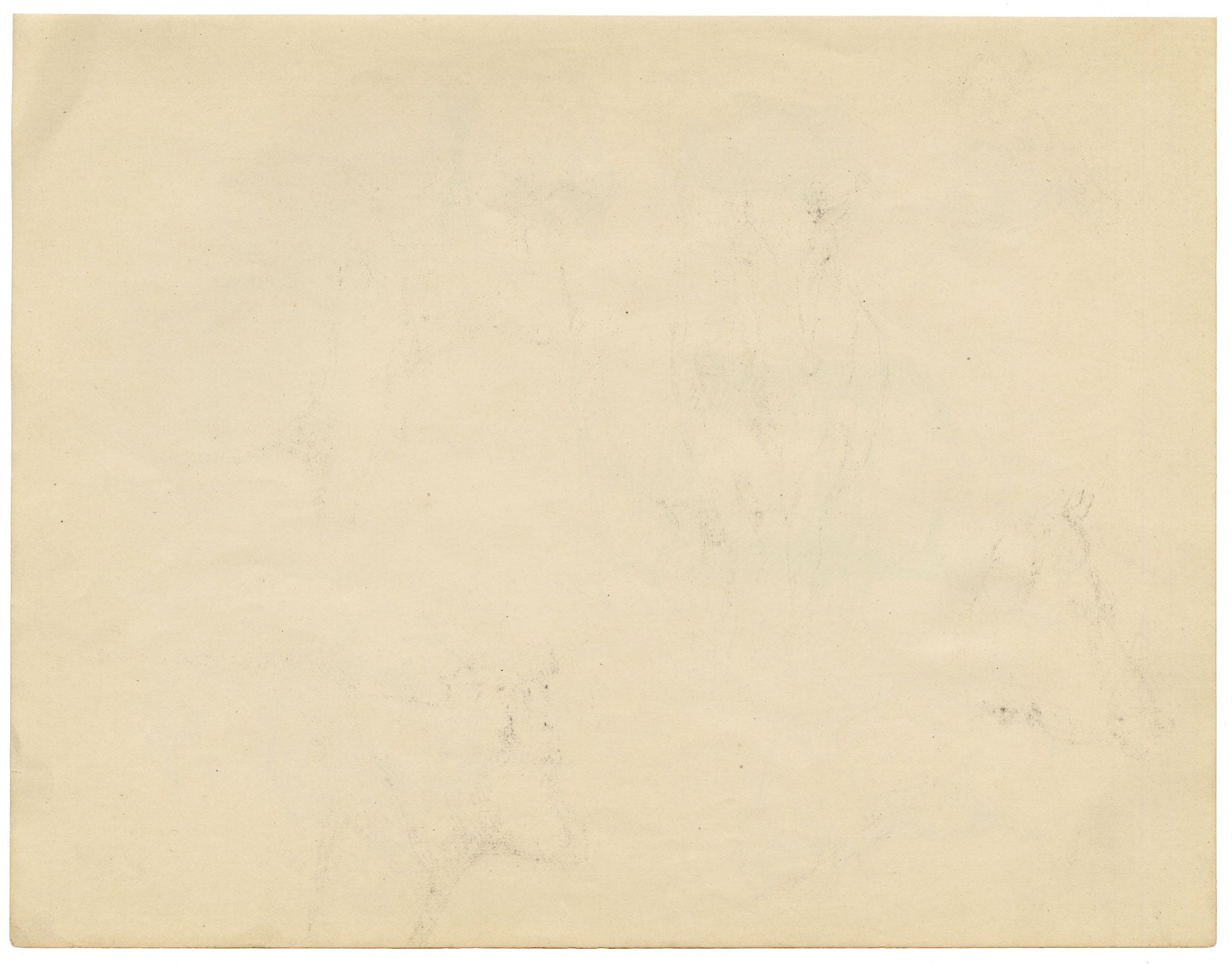 Eleanor Hughes RI, Ewe Sheep Studies – 1920 graphite drawing