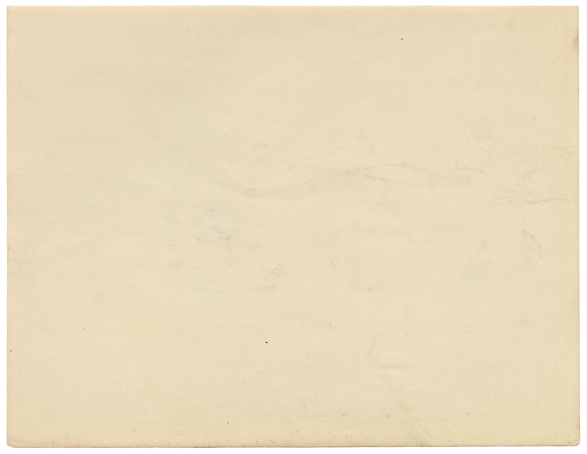 Eleanor Hughes RI, Cow with Milk Maid Study – 1920 graphite drawing