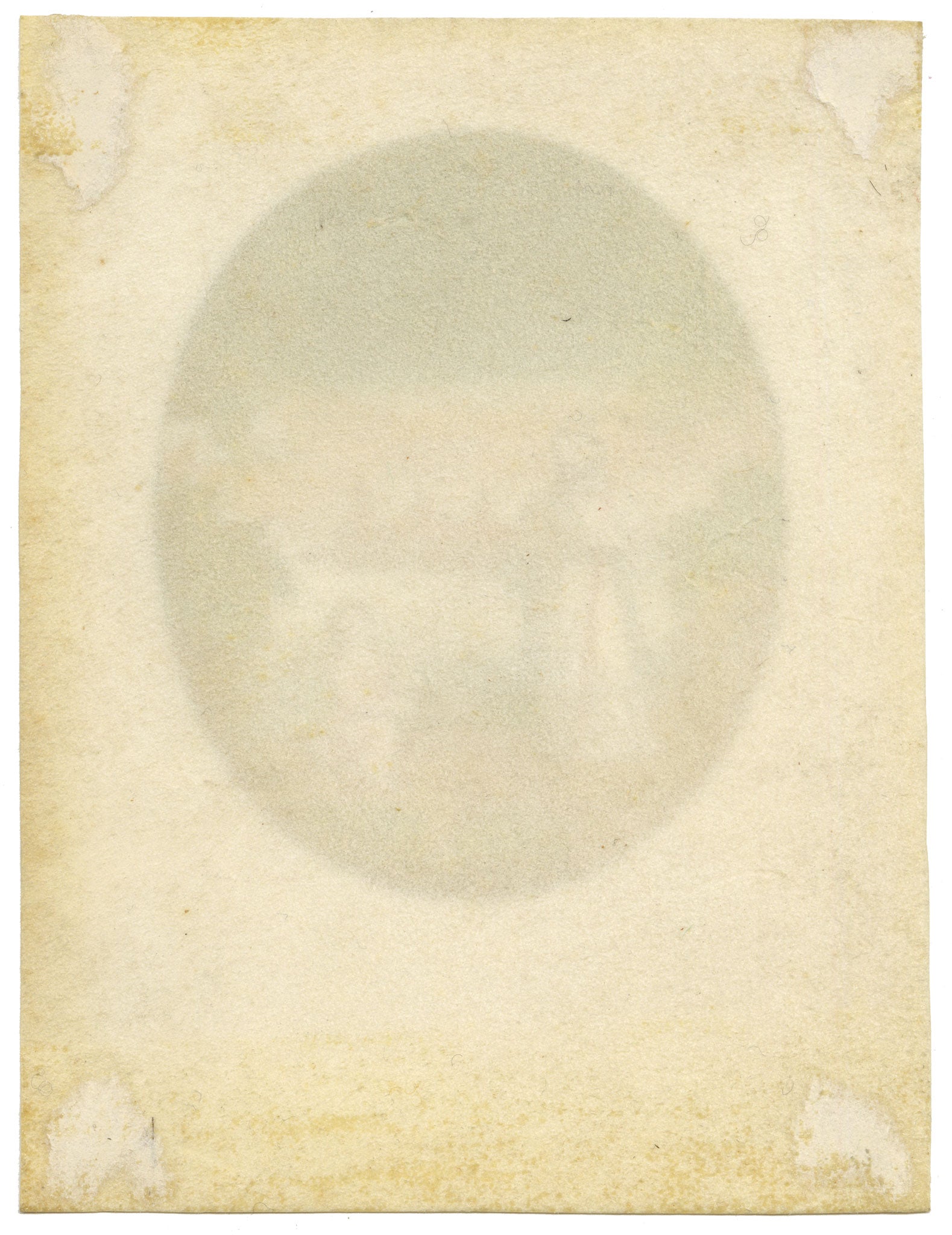 Anon., Saint Augustine of Hippo with a Boy on the Beach – Early 19th-century gouache painting