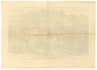 Sir Henry Morton Stanley, Henry Morton Stanley Meeting David Livingstone at Ujiji, Tanzania, Africa – 1872 wood engraving print
